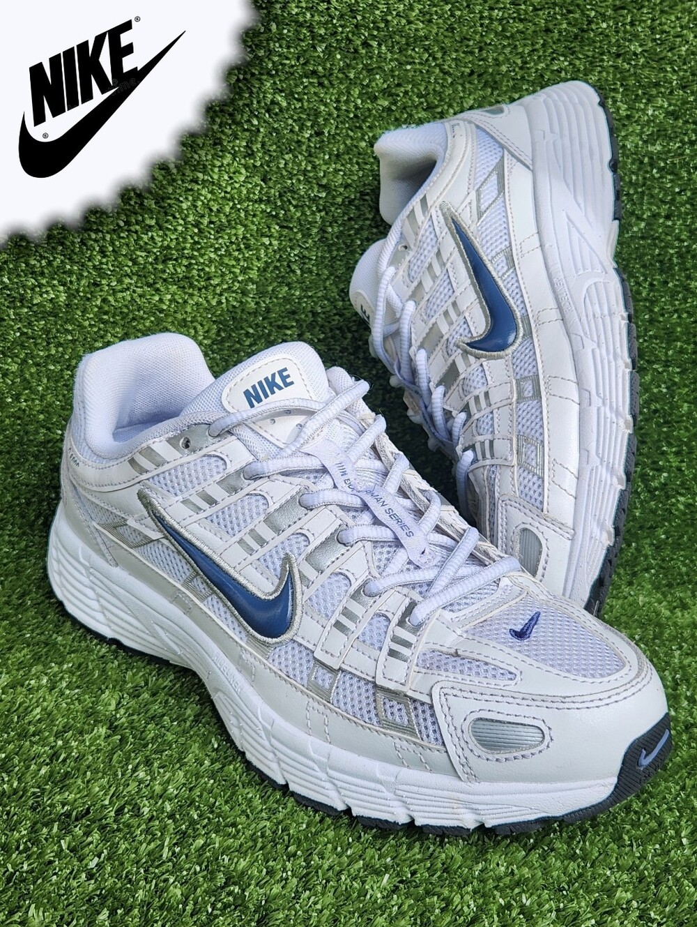 Nike P-6000 Athletic Running Cushioned Sneakers Shoe Size Women 8.5/ Big Girls 7